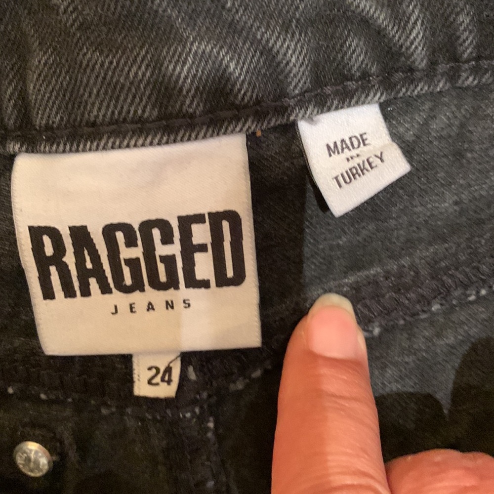 Wide Leg Ragged Brand Jeans - Picture 3 of 3